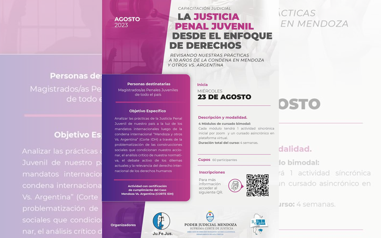 capacitacion penal juvenil