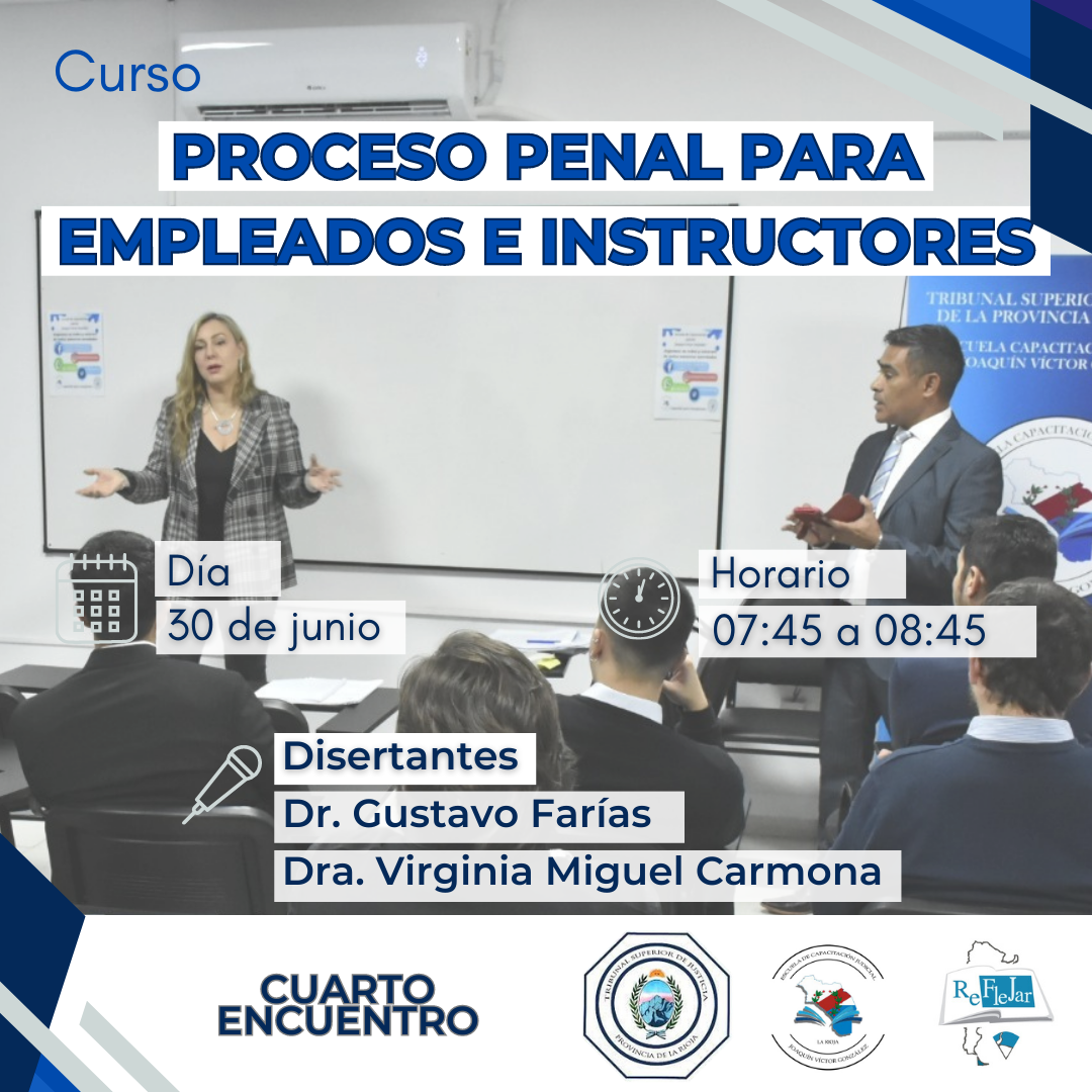 curso proceso penal para empleados e instructores 2