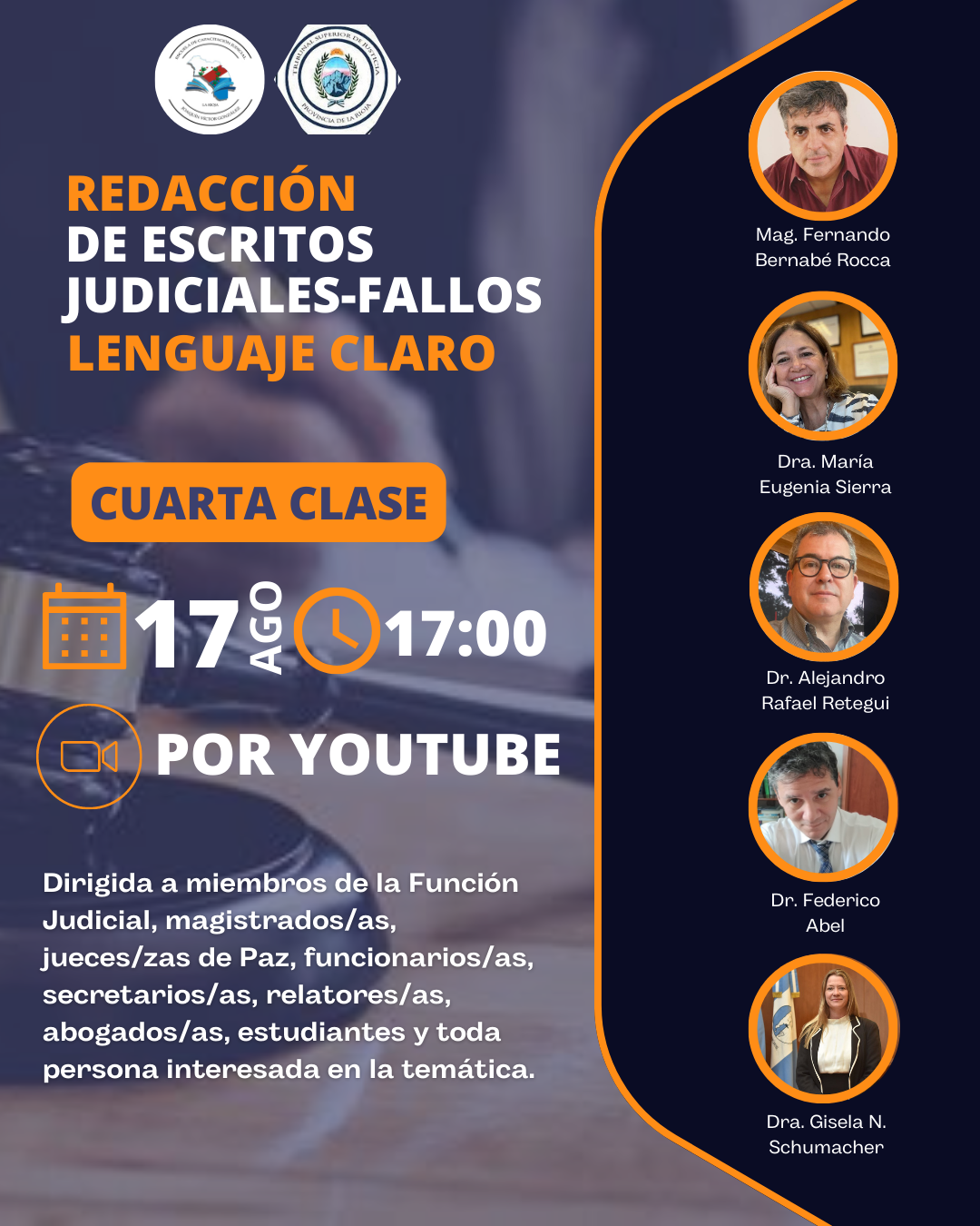 flyer cuarta clase lenguaje claro