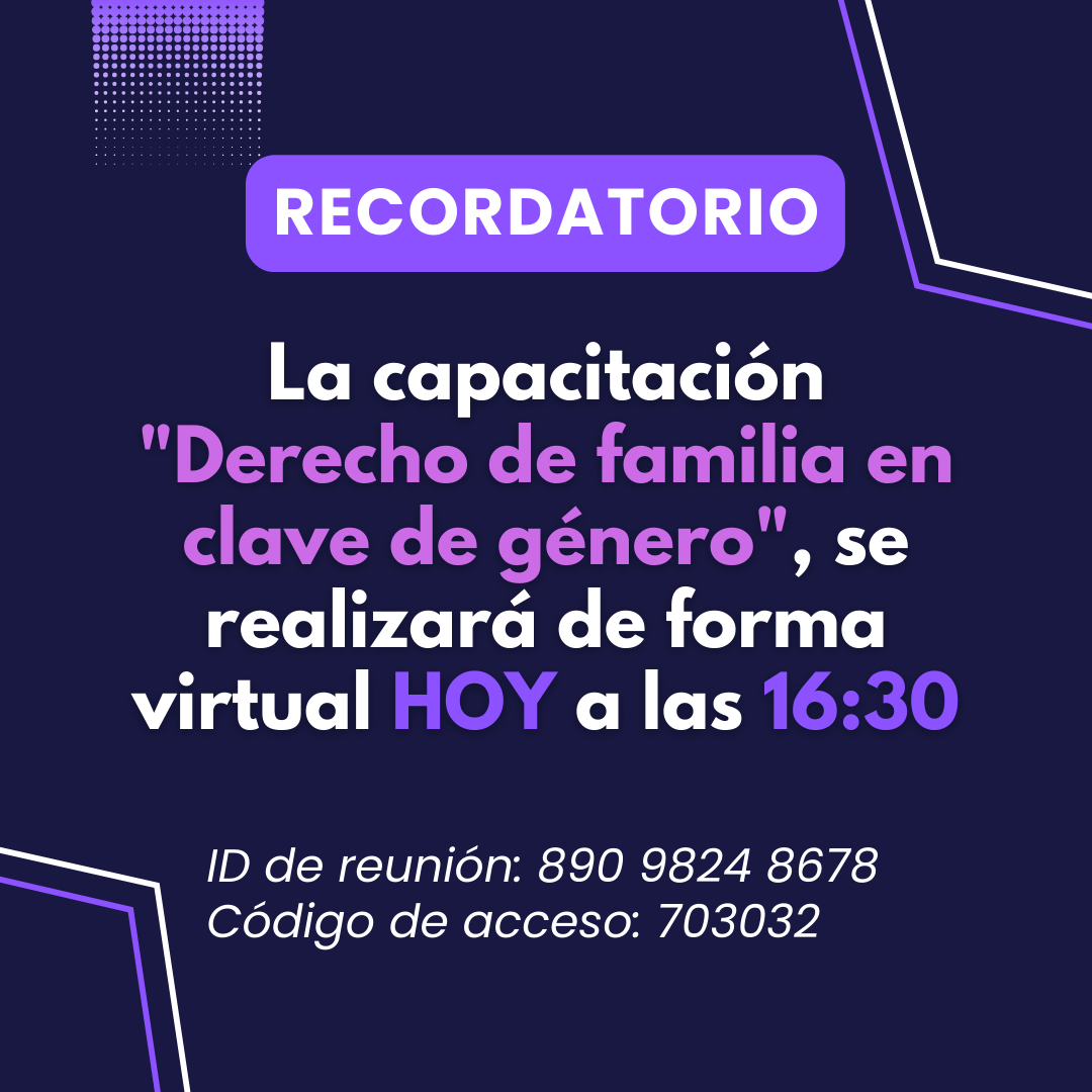 flyer derecho de familia 6 de julio