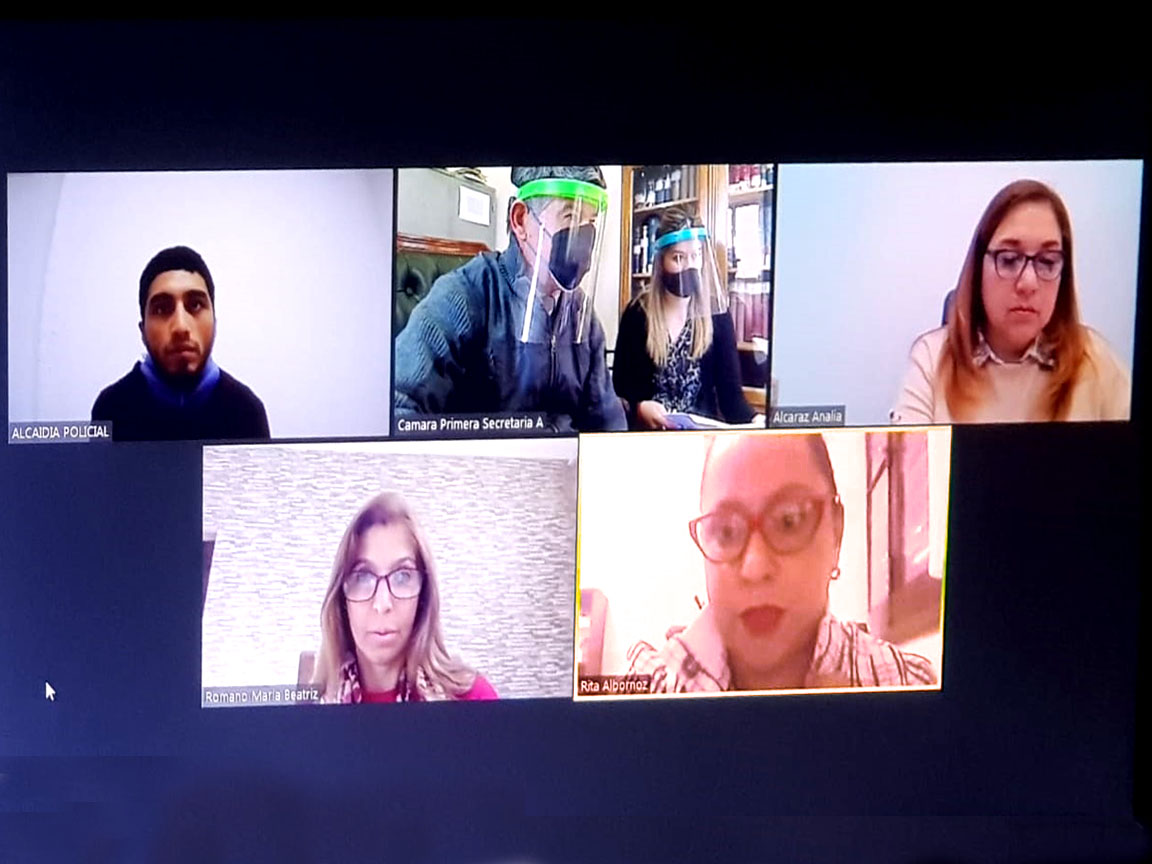 jueza rita albornoz audiencia virtual